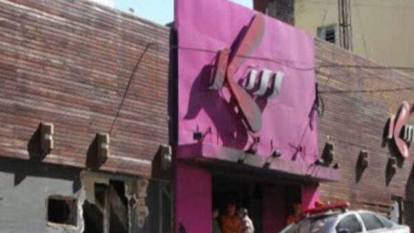 Foto da fachada da Boate Kiss