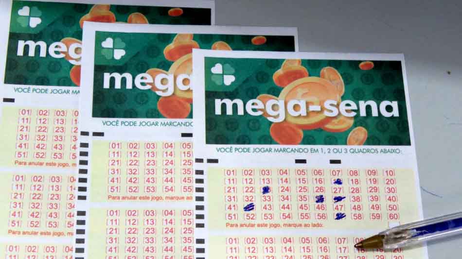 Imagem de cartões da mega-sena